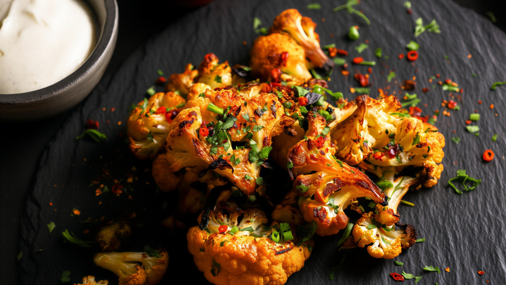 Crispy Parmesan Roasted Cauliflower