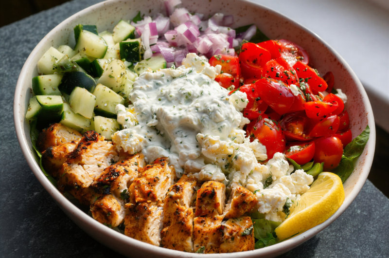 Greek Chicken Bowls