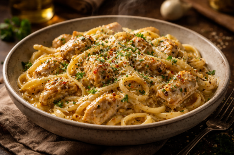 Easy Cowboy Butter Chicken Pasta – 30 Minute Dinner