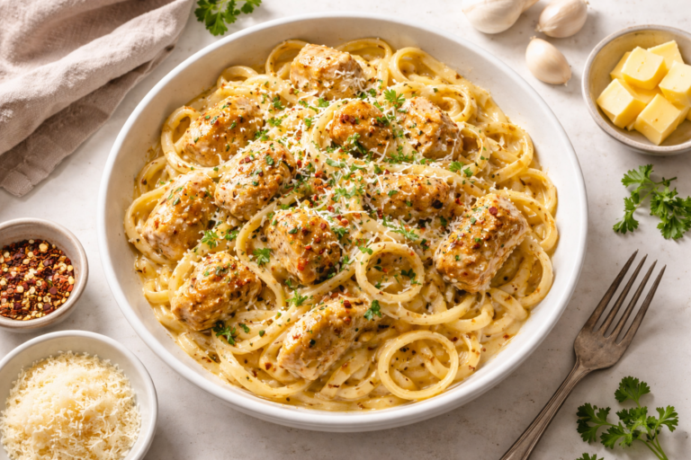 Easy Cowboy Butter Chicken Pasta – 30 Minute Dinner