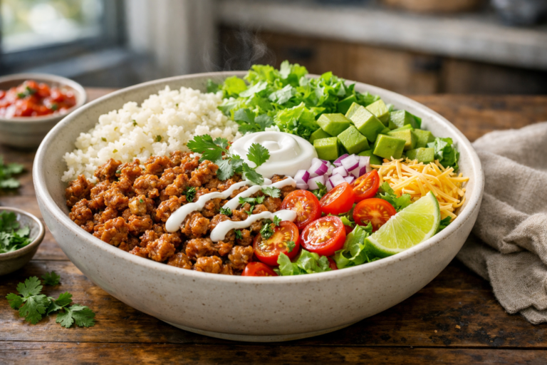 Easy Low-Carb Burrito Bowl