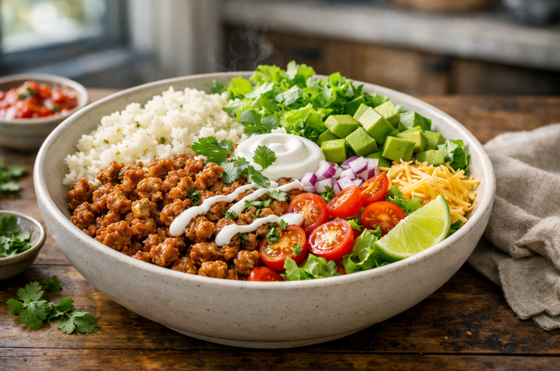 Easy Low-Carb Burrito Bowl
